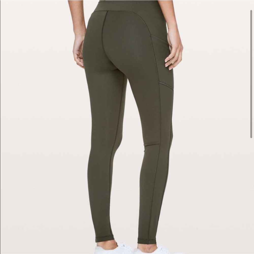 Lululemon | Green Speed-Up Tight | Size 10 - Picture 2 of 5